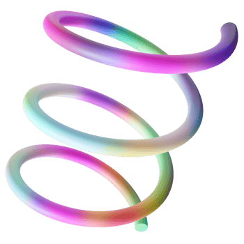 Cute, rainbow, colourful twist on transparent background png