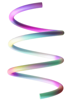 Cute, rainbow, colorful twist, spiral on transparent background. Color gradient, y2k party element. Cartoon style. Celebration, festive theme. 3D render. png