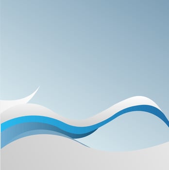 White and blue colored abstract background design. White and blue wallpaper design vector