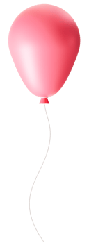 Cute pink 3D balloon on transparent background. Its a Girl themed element. Perfect for baby showers, birthday designs and celebratory themes. 3D render. png
