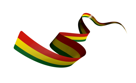 3d Flag Of Bolivia 3d Shiny Waving Bolivia Ribbon Flag 3d Illustration png