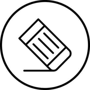 Eraser tool Icon Design Illustration vector