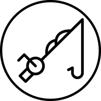 Fishing Icon Design Illustration vector