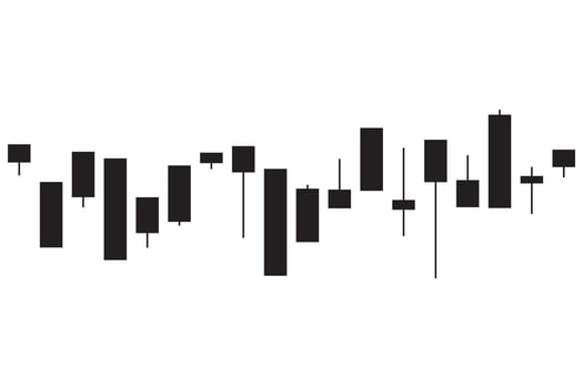Chart icon business symbol. Finance rate diagram sign. vector