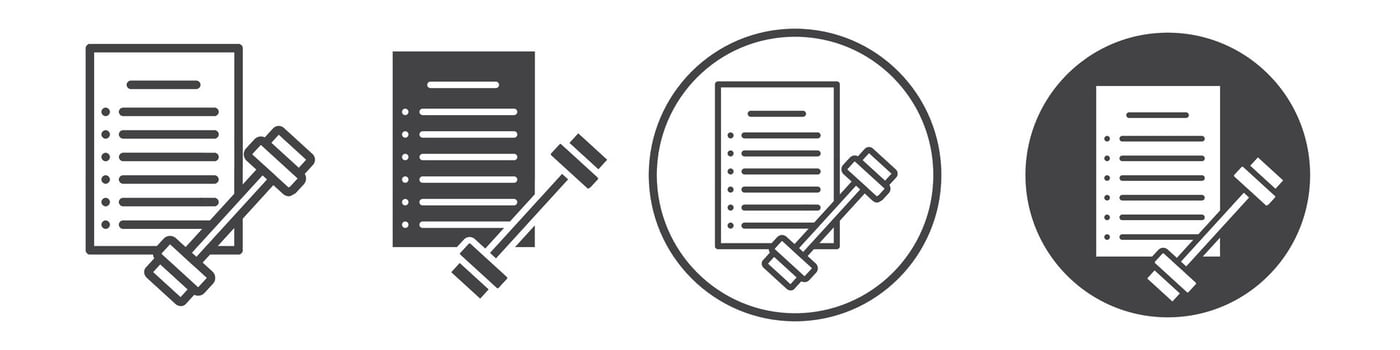 Fitness plan icon thin line illustration vector