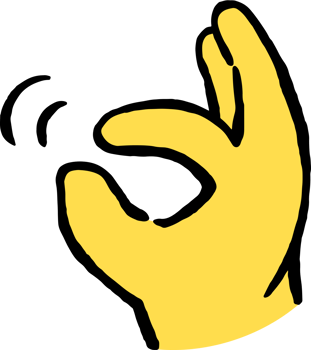 pinching hand emoji icon sticker png