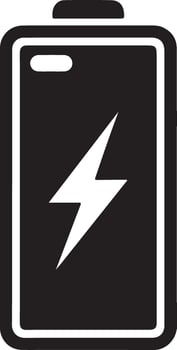 Battery Charging Icon. Battery Icon Flat Style Isolated vector