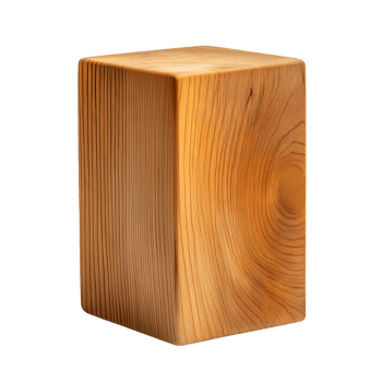 photo of a rectangular wooden podium with natural wood grain and knots ideal for presentations product display or decorative element in design emphasizing organic textures and rustic aesthetics png