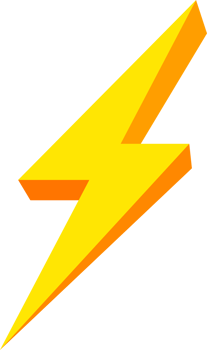 Isometric Lightning Thunder png
