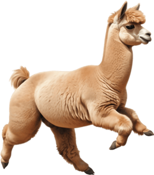 Alpaca Explorer Binoculars Jungle Adventure Clipart. . png