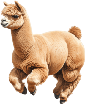 Alpaca Teacher Classroom Blackboard Education Illustration. . png