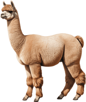 Alpaca Unicorn Rainbow Magic Fantasy Illustration. . png