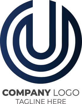 Creative Logo Design for Brand Identity and Business Branding with Premium Typography and Abstract Style for Technology and Corporate Networks vector