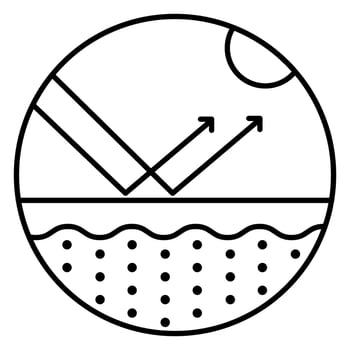 UV Protection Wear Icon vector