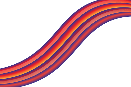 red and blue wave transparent background png