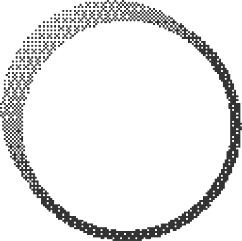Pixel pattern frame. Bitmap arch window. Noisy arcade game gradient arc. Dotted dither graphic element. Geometric halftone abstract border. png