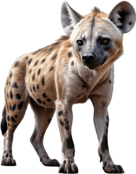 Creative Hyena Clipart for School Projects. . png