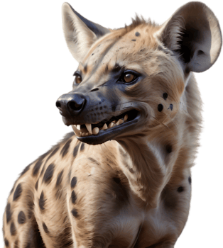 Cute Hyena Clipart for Kids Activities. . png