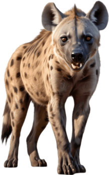 Hyena Clipart, Natures Clever Scavenger. . png