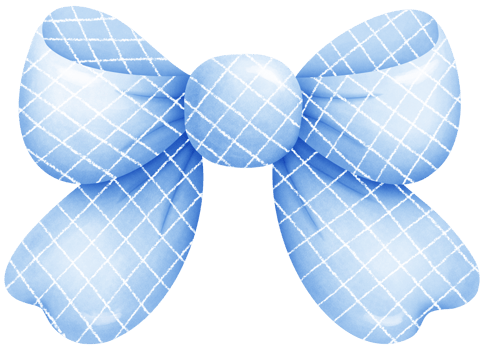 Watercolor blue Ribbon with white cross pattern Illustration Hand Drawn Cute Decorative Design for Christmas and Holiday png