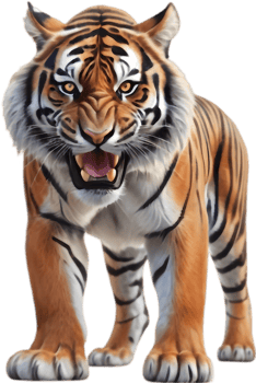 Dynamic Tiger Graphics for Sports Branding. . png