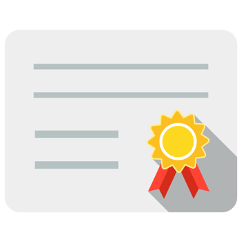 Certificate icon transparent background png