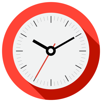 Clock icon transparent background png