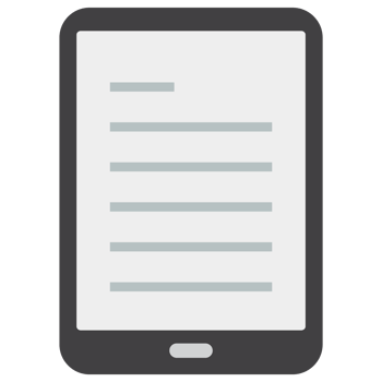 Tablet and Reader icon transparent background png