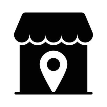 Pinpoint your store for easy access, ready to use icon vector
