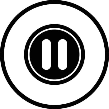 Pause Icon Design Illustration vector