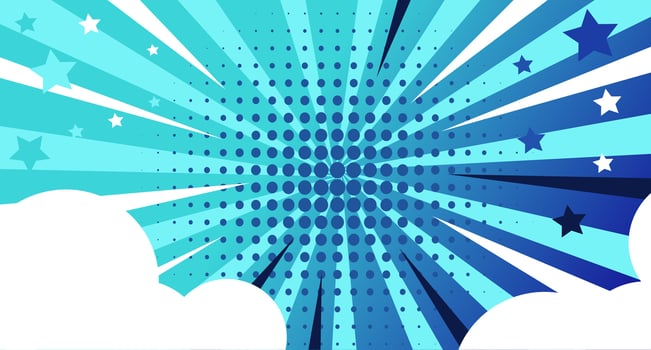 background wallpaper in comic manga style vector