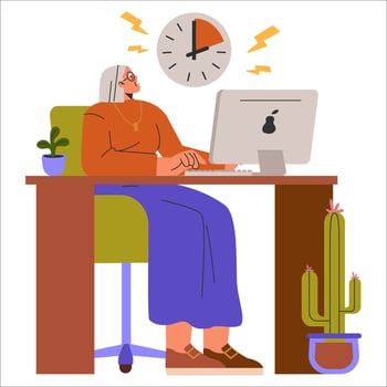 Diversity Businesswoman. Flat Illustration vector