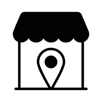 Pinpoint your store for easy access, ready to use icon vector
