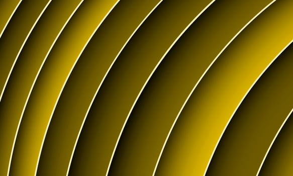 abstract yellow circle papercut design background with overlap layer, 3D curve papercut soft retro style. vector
