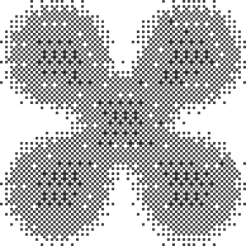 Pixel pattern shape. Textured with bitmap Y2k dither gradient. Retro star with old computer game graphic effect. Halftone grunge illustration png