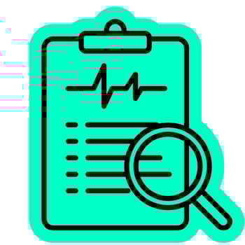 Health Scan Icon vector