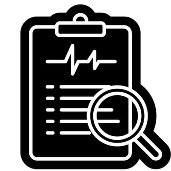 Diagnosis Chart Icon vector