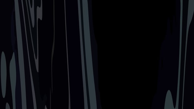 Aesthetic abstract composition with much unique combination of shapes and navy colors vector