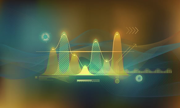 Abstract infographics of key indicators. vector