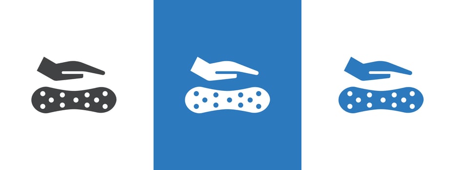 Latex mattress material icon thin line illustration vector
