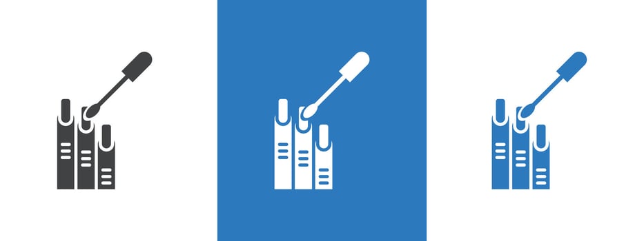 nails polish icon thin line illustration vector