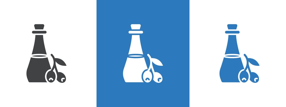 Olive oil icon thin line illustration vector