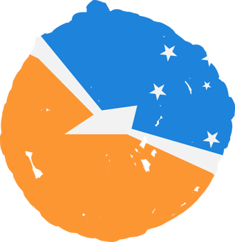 Argentine Antarctica flag circle grunge style png