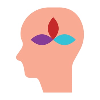 Stress Management Line Icon Design vector