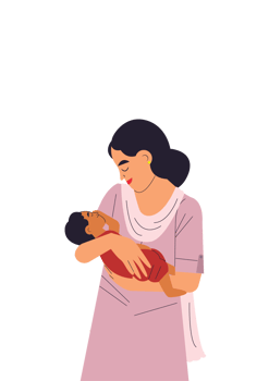 mother and baby png