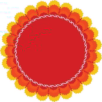 Indian Festive Decorative Frame and Background, Indian Wedding Card Backgroun and frame vector