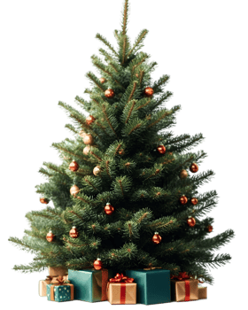 christmas tree and gift png