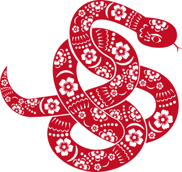 Paper-cut snake pattern, suitable for the Year of the Snake png
