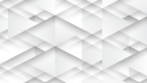 White geometric background with 3d cube pattern vector