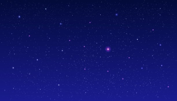 Space Night Sky with Star Background,Dark Blue Sky and Starry Universe Galaxy Outer,Cloud with Nebula in Winter Night vector